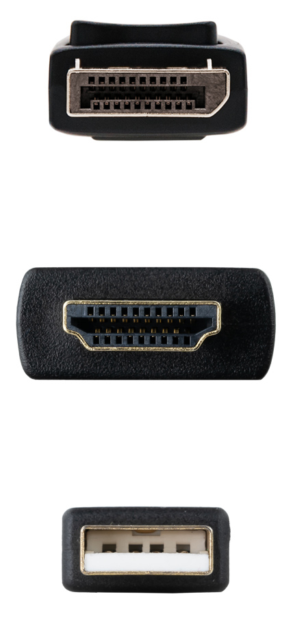 Nanocable - Cable Conversor NanoCable HDMI 2.0 para DisplayPort V1.2 1.8 M Negro