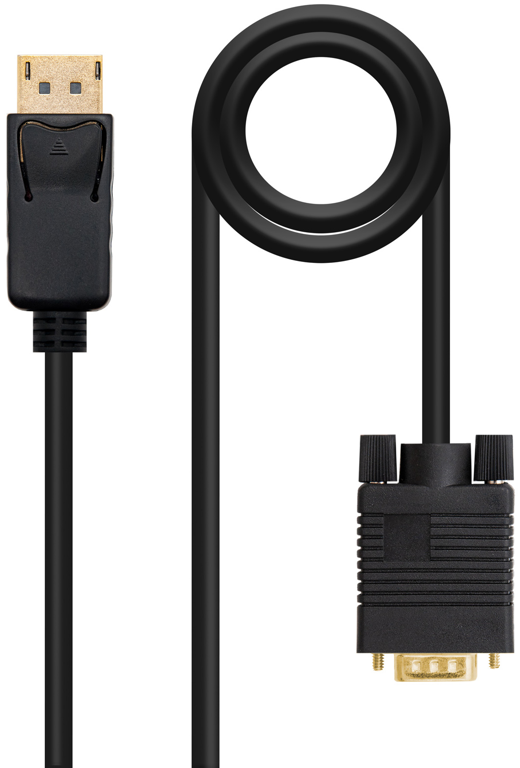 Picture of Picture of Cable Conversor NanoCable DisplayPort/M para VGA/M 1 M Negro