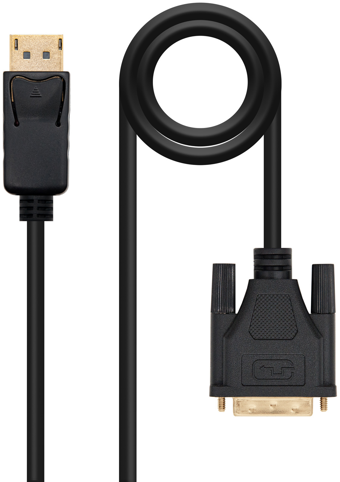 Picture of Picture of Cable Conversor NanoCable DisplayPort/M para DVI/M 1 M Negro