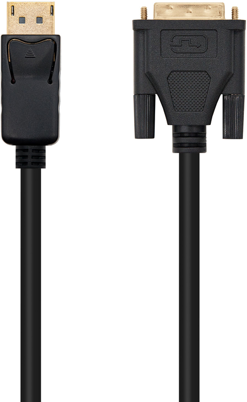 Picture of Picture of Cable Conversor NanoCable DisplayPort/M para DVI/M 3 M Negro