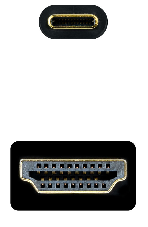 Nanocable - Cable Conversor NanoCable USB-C para HDMI 1.4 4K@30HZ 1.8 M Negro