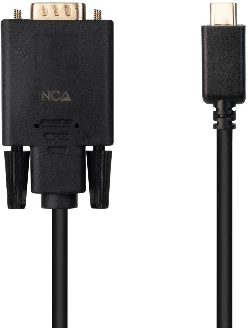 Picture of Picture of Cable Conversor Nanocable USB-C > VGA 1.8 M Negro