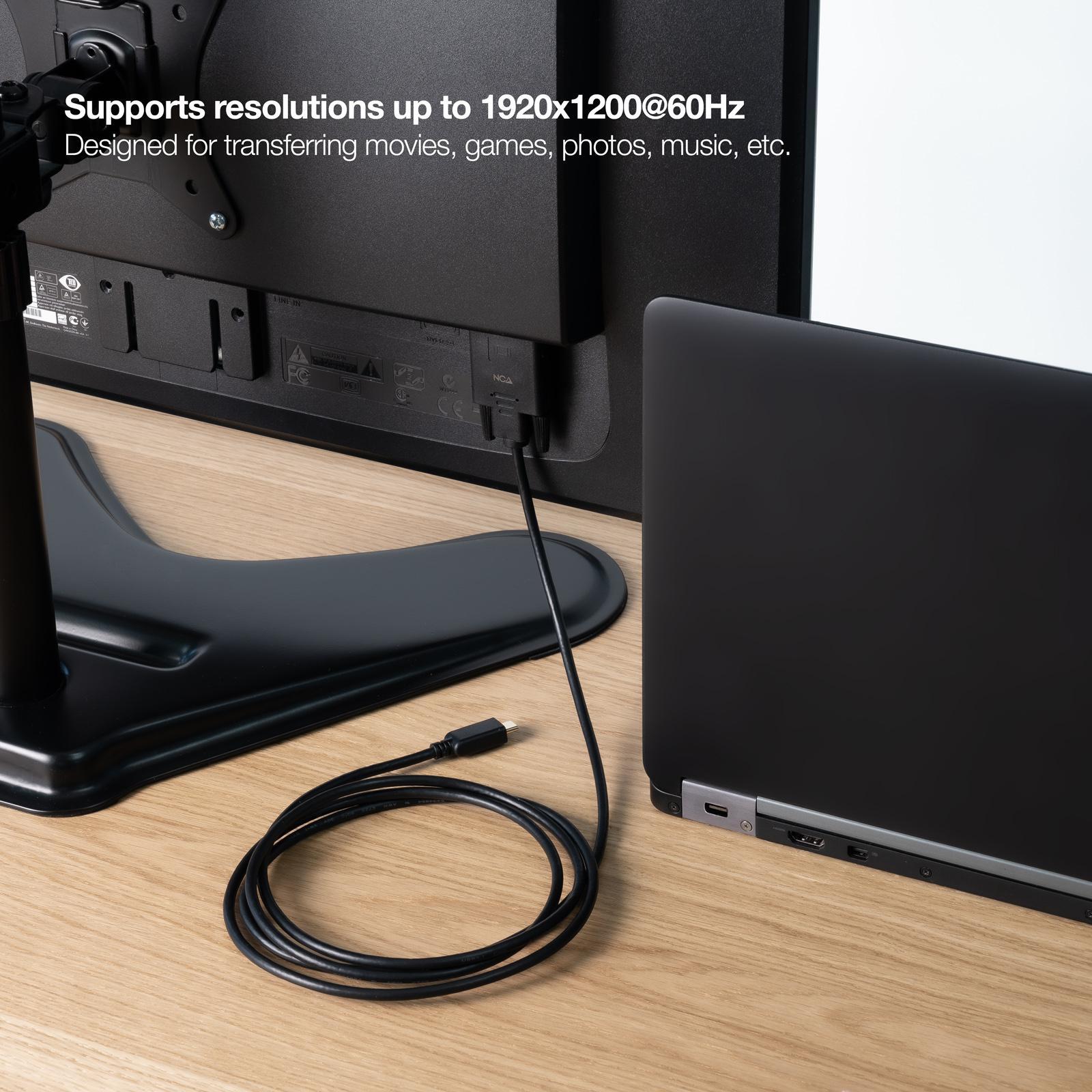 Nanocable - Cable Conversor Nanocable USB-C > VGA 1.8 M Negro