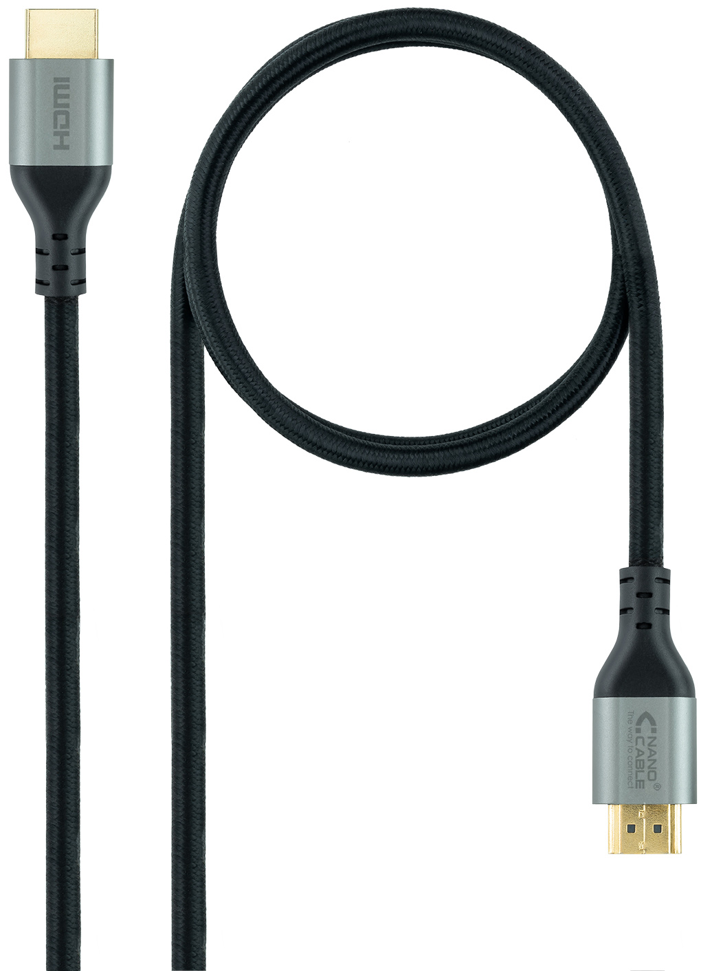 Picture of Picture of Cable HDMI V2.1 Ultra High Speed NanoCable USB-A M/M 1.5 M Negro Certificado ULTRA