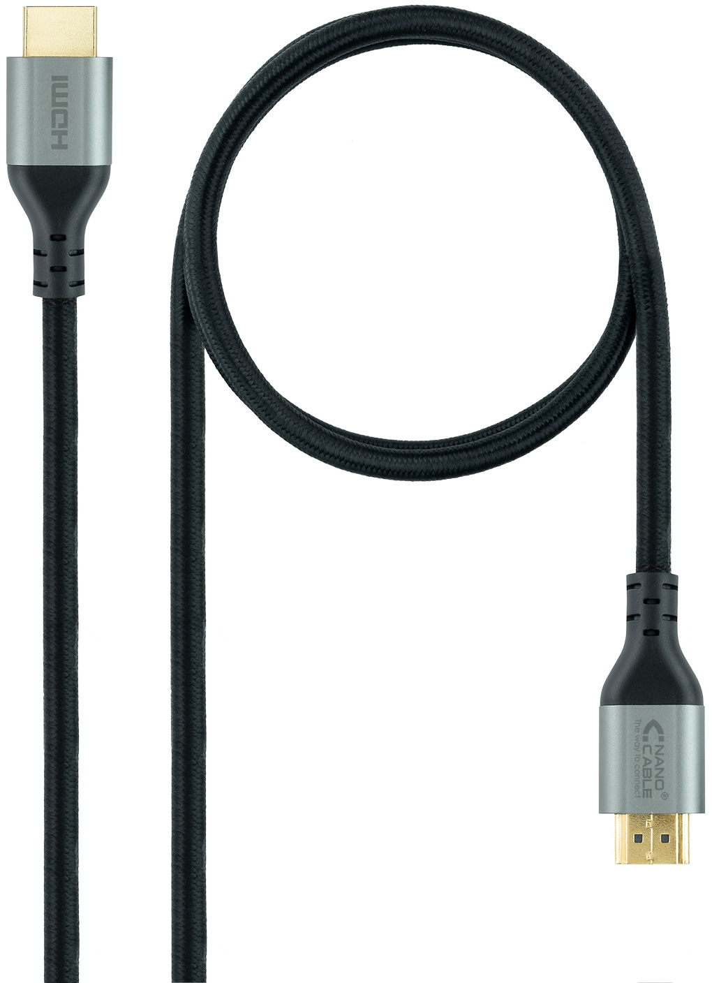 Picture of Picture of Cable HDMI V2.1 Ultra High Speed NanoCable USB-A M/M 1 M Negro Certificado ULTRA