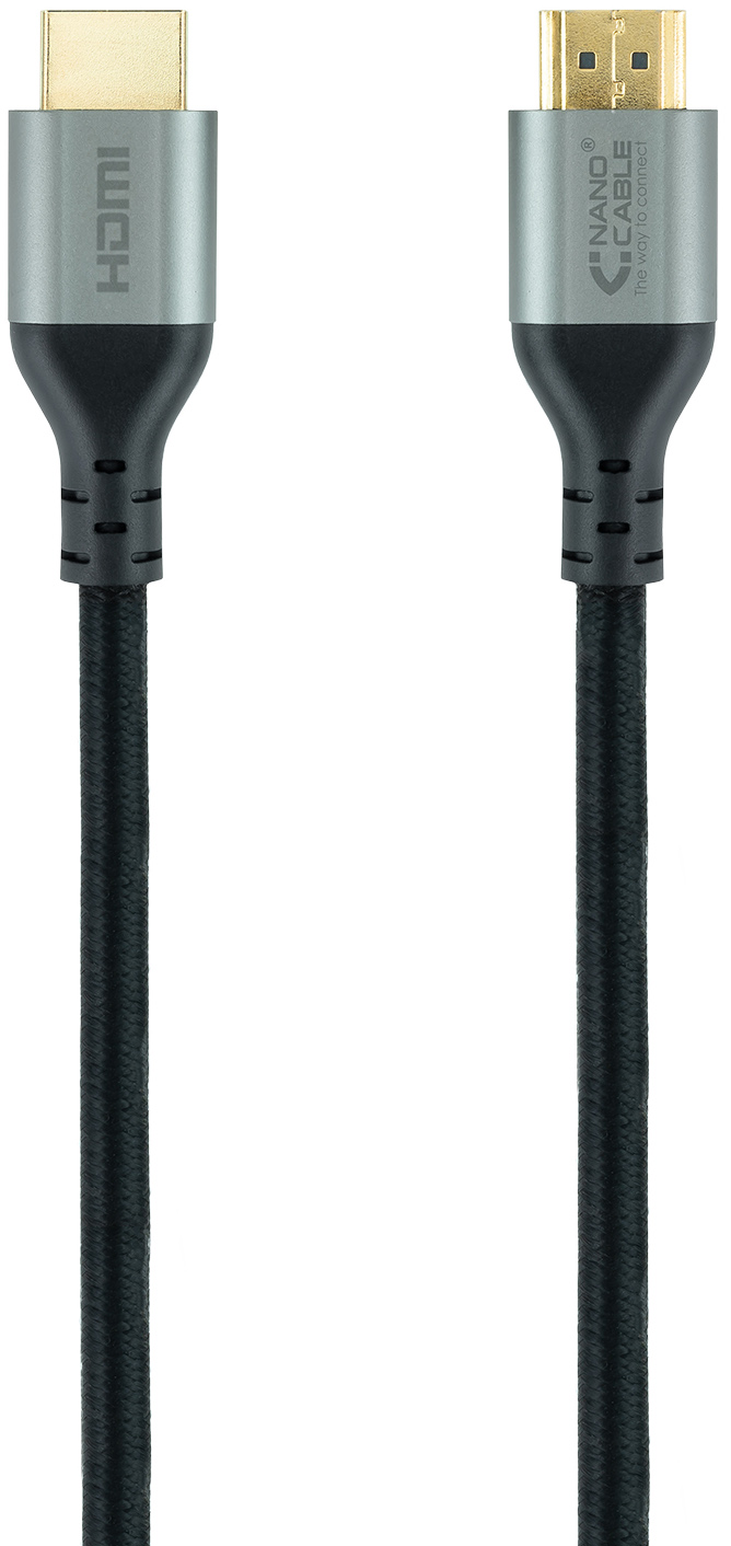 Picture of Picture of Cable HDMI V2.1 Ultra High Speed NanoCable USB-A M/M 2 M Negro Certificado ULTRA