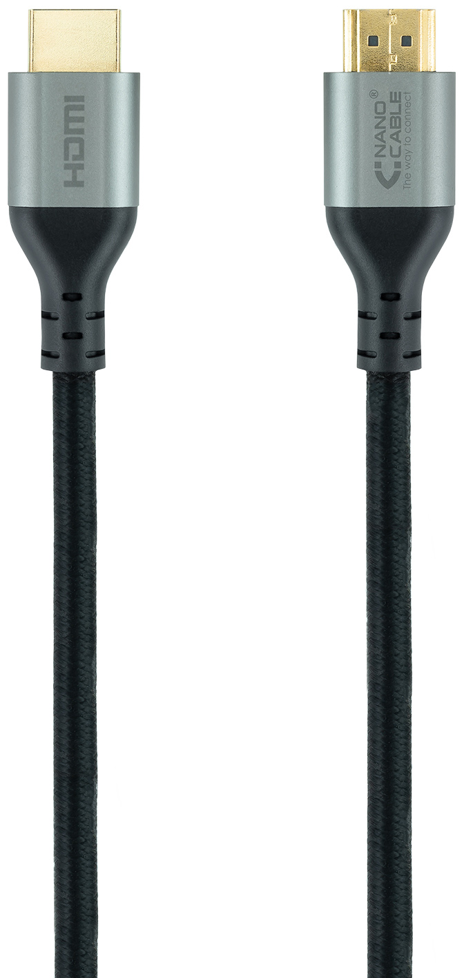 Picture of Picture of Cable HDMI V2.1 Ultra High Speed NanoCable USB-A M/M 3 M Negro Certificado ULTRA