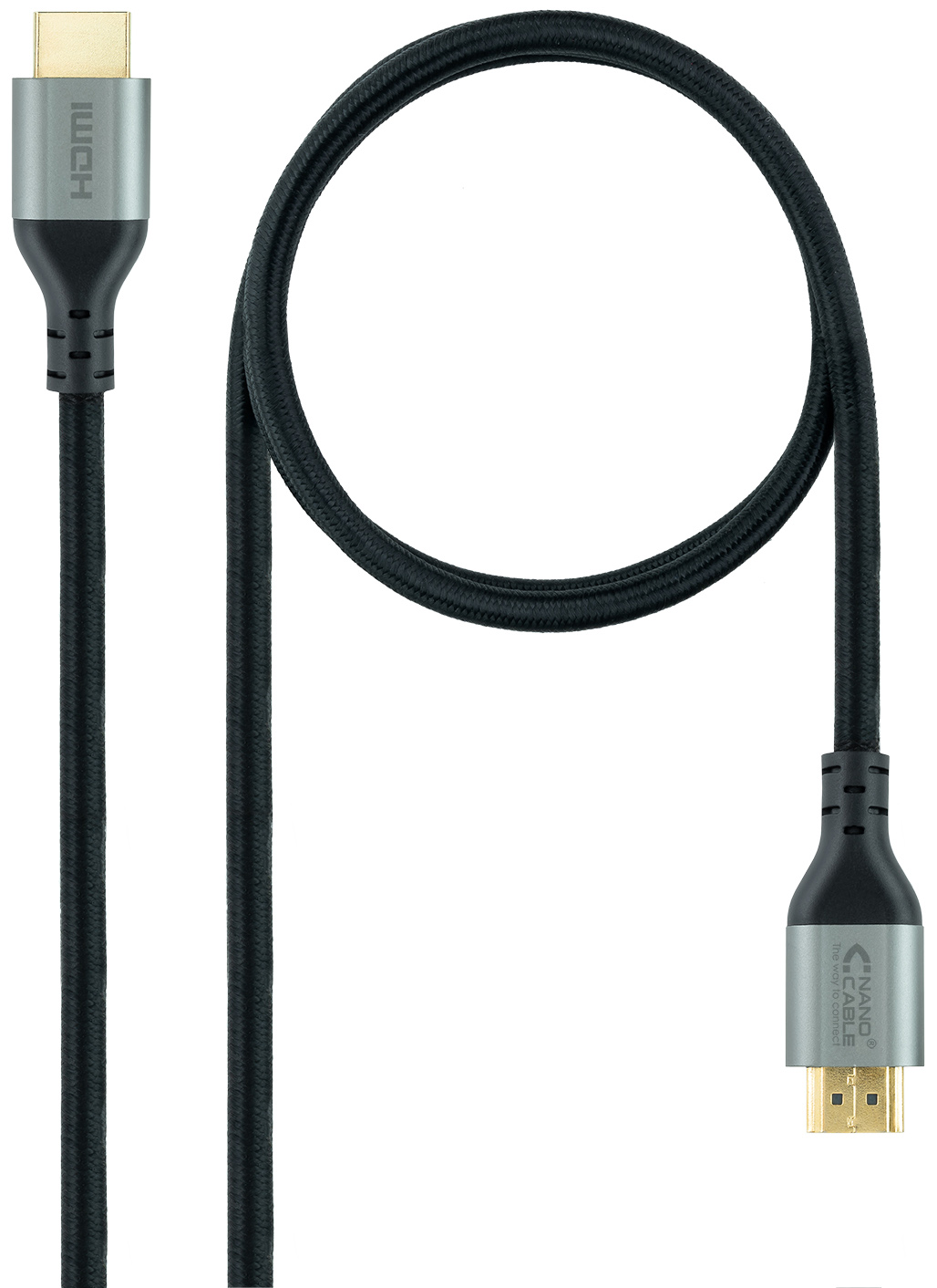 Picture of Picture of Cable HDMI V2.1 Ultra High Speed NanoCable USB-A M/M 3 M Negro Certificado ULTRA