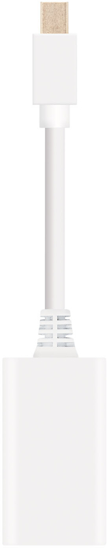 Picture of Picture of Adaptador NanoCable Mini DisplayPort M para HDMI F 15 CM Blanco