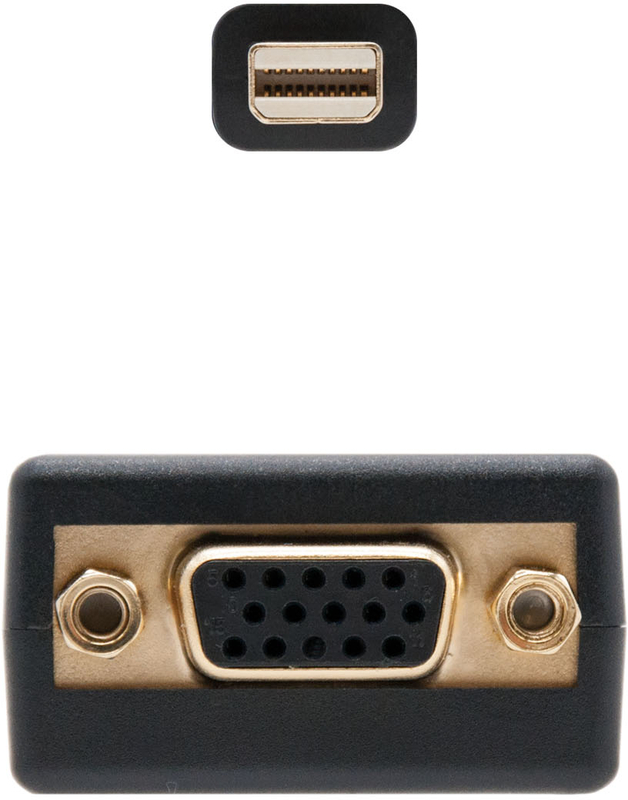 Picture of Picture of Adaptador NanoCable Mini DisplayPort M para VGA F 15 CM Negro