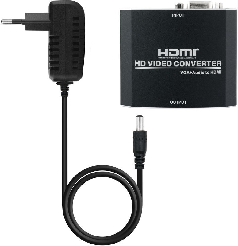 Picture of Picture of Adaptador NanoCable SVGA/Audio para HDMI Negro