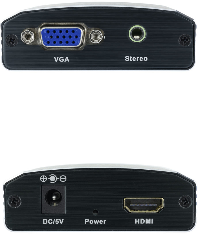 Picture of Picture of Adaptador NanoCable SVGA/Audio para HDMI Negro