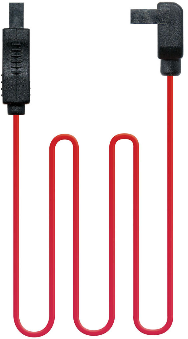 Picture of Picture of Cable SATA III Angular NanoCable 50 CM Rojo