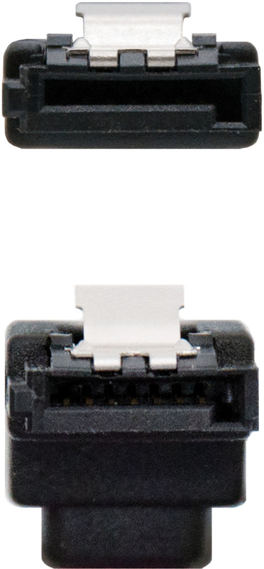 Nanocable - Cable SATA III Angular NanoCable 50 CM Rojo c/trave