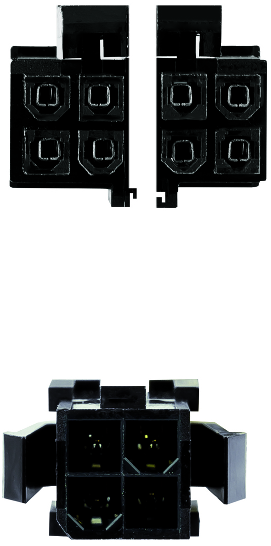 Nanocable - Cable de Alimentación NanoCable 4PIN/F - 4/4PIN/M 15CM