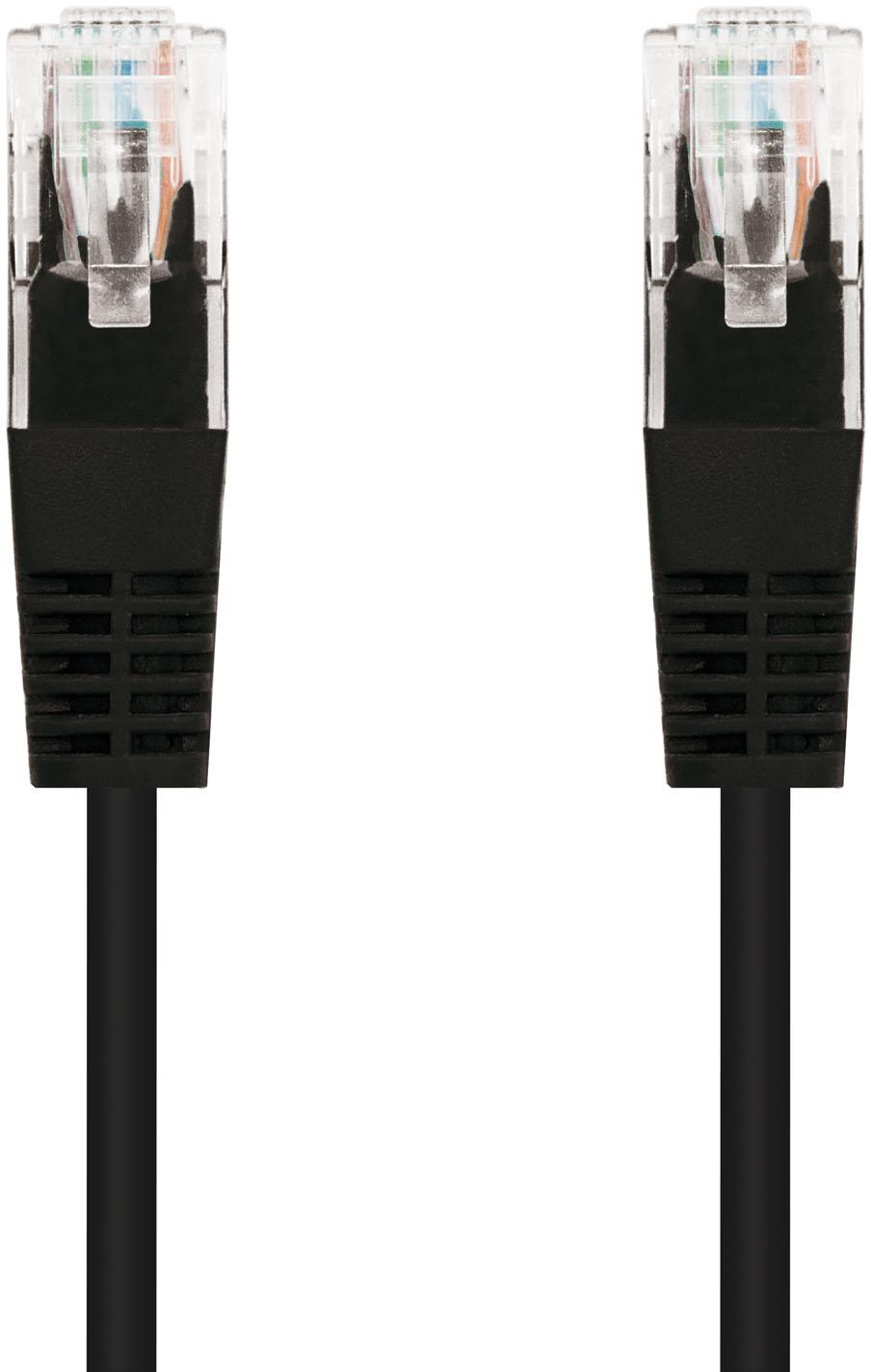 Picture of Picture of Cable de Red Nanocable RJ45 CAT.6 UTP AWG24 25 CM Negro