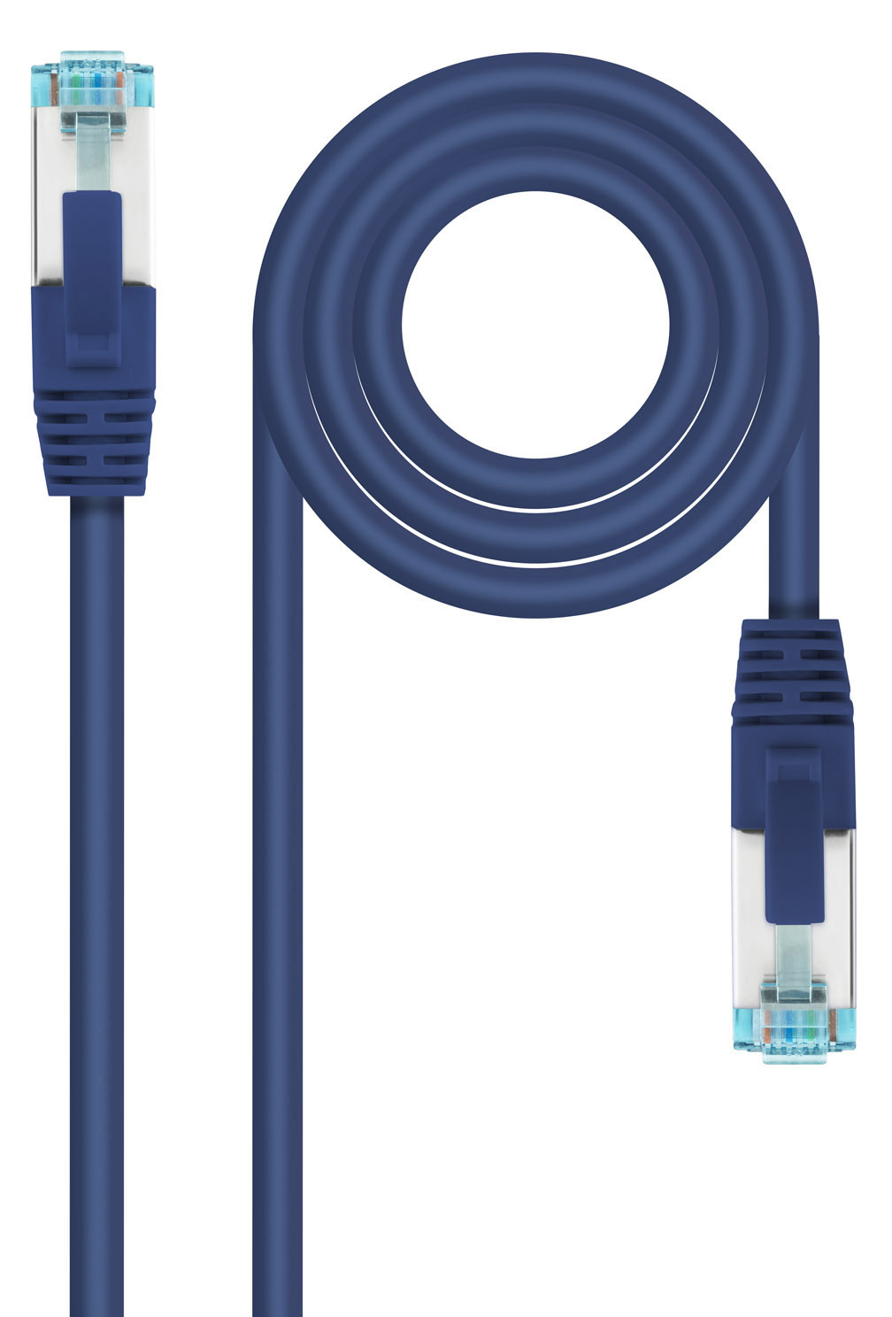 Picture of Picture of Cable de Red NanoCable RJ45 LSZH CAT.7 600MHZ SFTP AWG26 25CM Azul