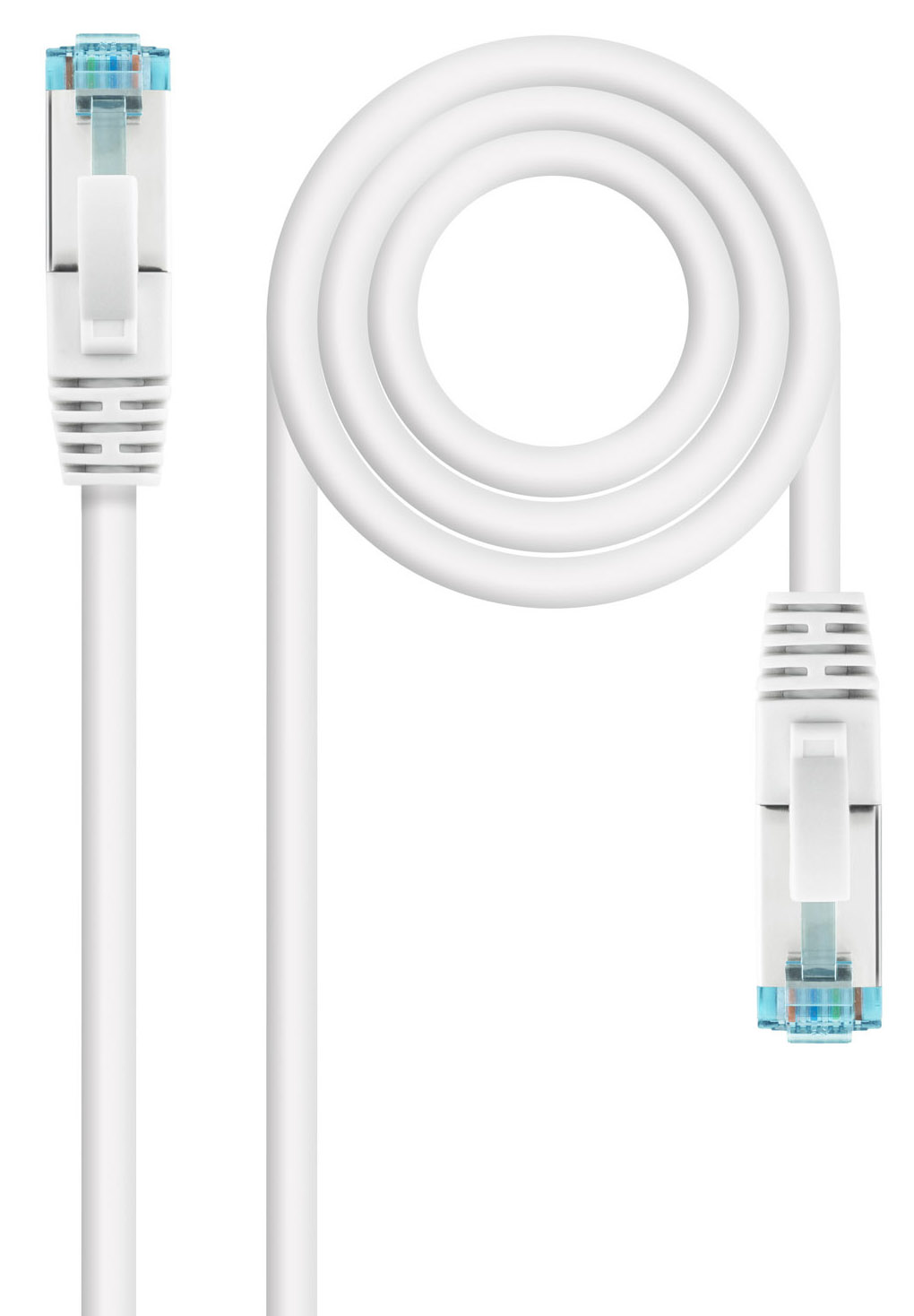 Picture of Picture of Cable de Red NanoCable RJ45 LSZH CAT.7 600MHZ SFTP AWG26 25 CM Blanco