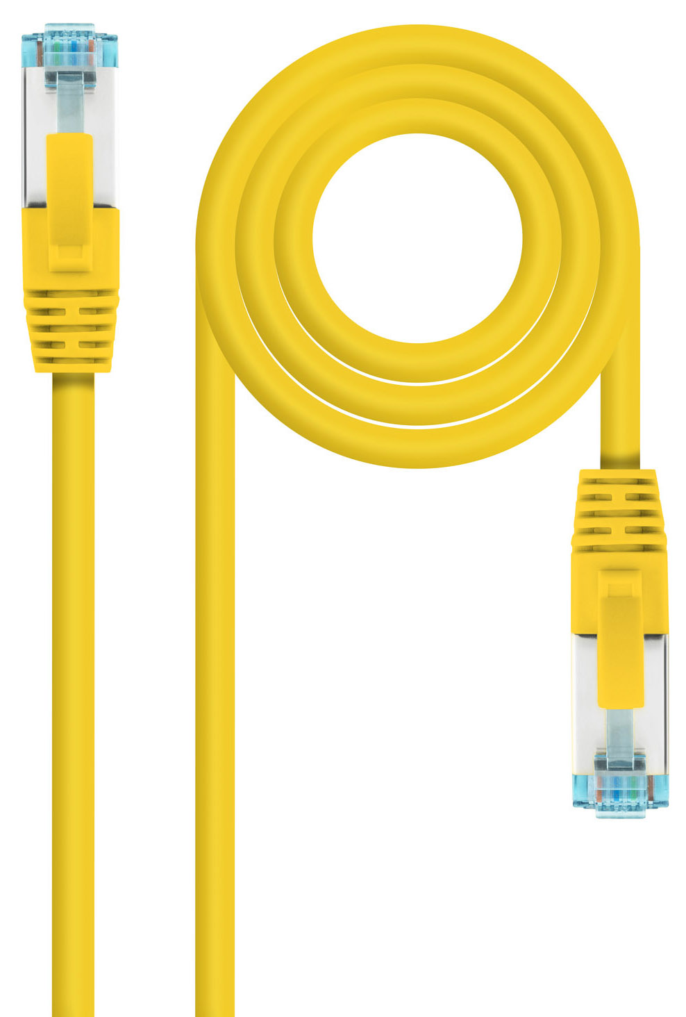 Picture of Picture of Cable de Red NanoCable RJ45 LSZH CAT.7 600MHZ SFTP AWG26 30 CM Amarillo