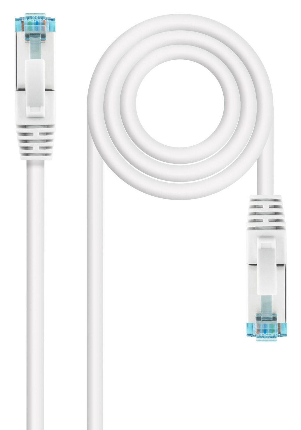 Picture of Picture of Cable de Red NanoCable RJ45 LSZH CAT.7 600MHZ SFTP AWG26 1 M Blanco