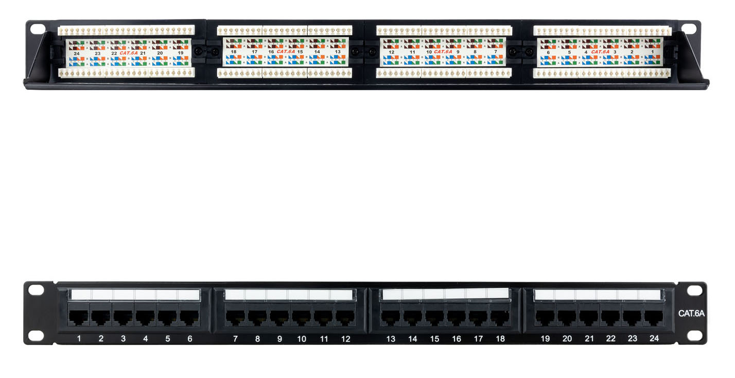Picture of Picture of Patch Panel 19" NanoCable 24 Portas RJ45 Cat.6A UTP