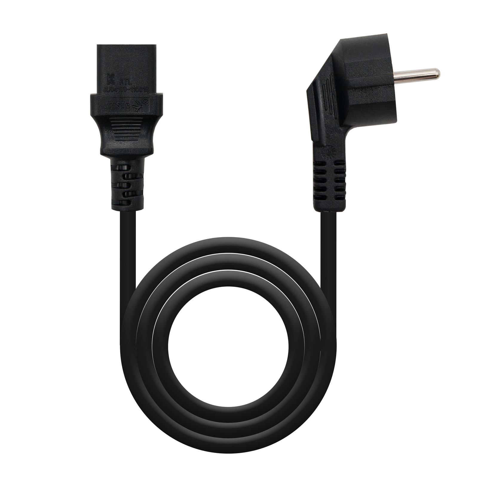 Picture of Picture of Cable de Alimentación Nanocable CEE7/M - C13/F 2M Negro