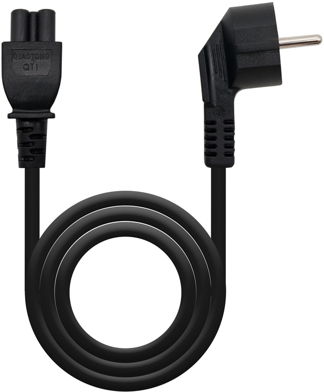 Picture of Picture of Cable de Alimentación Trevo NanoCable CEE7 Angular/M-C5/F 1.5 M Negro