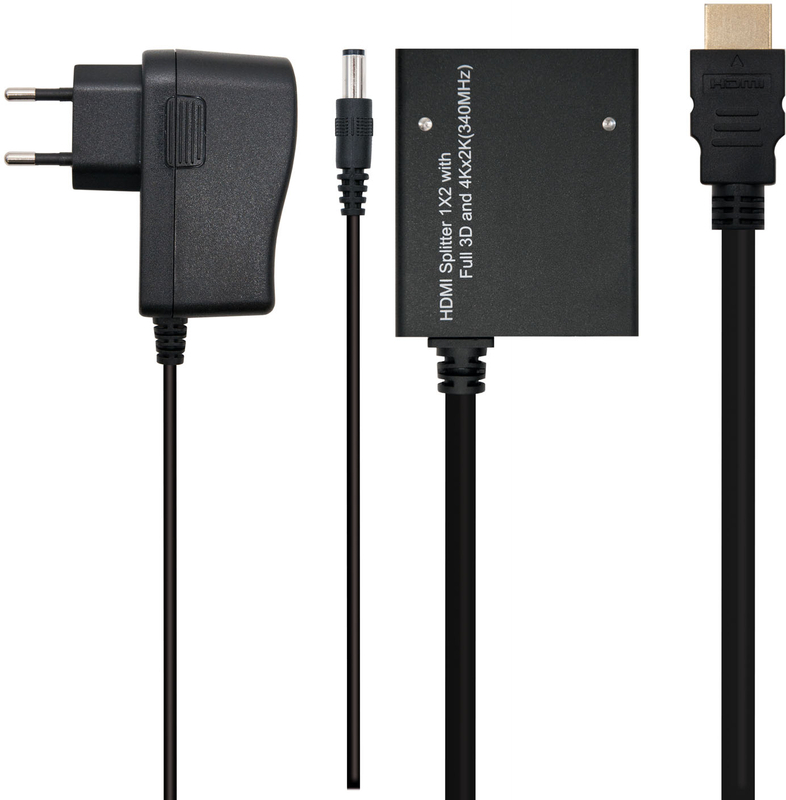 Picture of Picture of Splitter HDMI NanoCable V1.3 1X2 Com Alim. y Pigtail 50 CM