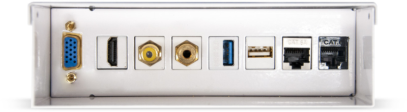 Picture of Picture of Caja de Junção NanoCable VGA+HDMI+JACK3.5+RCA+2xUSB+2xRJ45