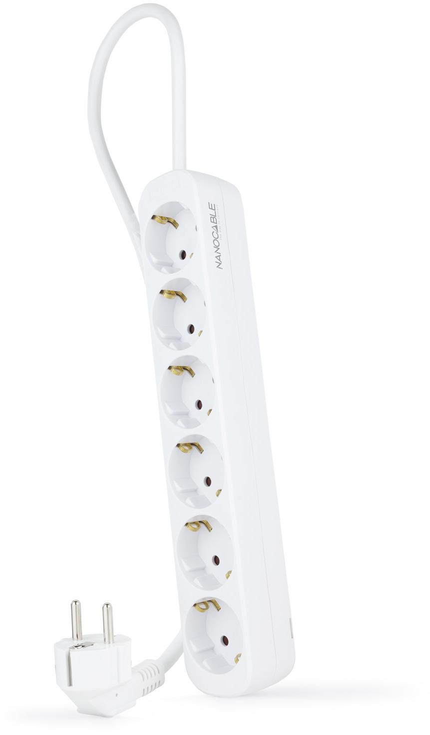 Picture of Picture of Regleta NanoCable 6 Tomas 1.4 M Blanco