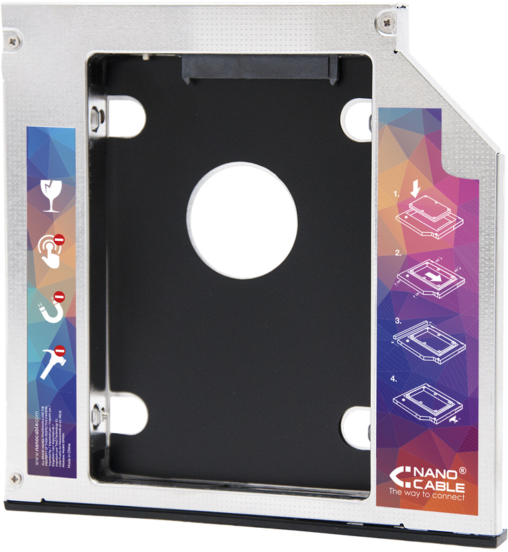 Picture of Picture of Adaptador Universal 5.25" para 2.5" NanoCable Caddy 9.5mm