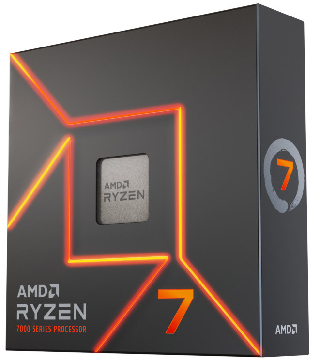 AMD - Procesador AMD Ryzen 7 7700 8-Core (4.5GHz-5.3GHz) 40MB AM5