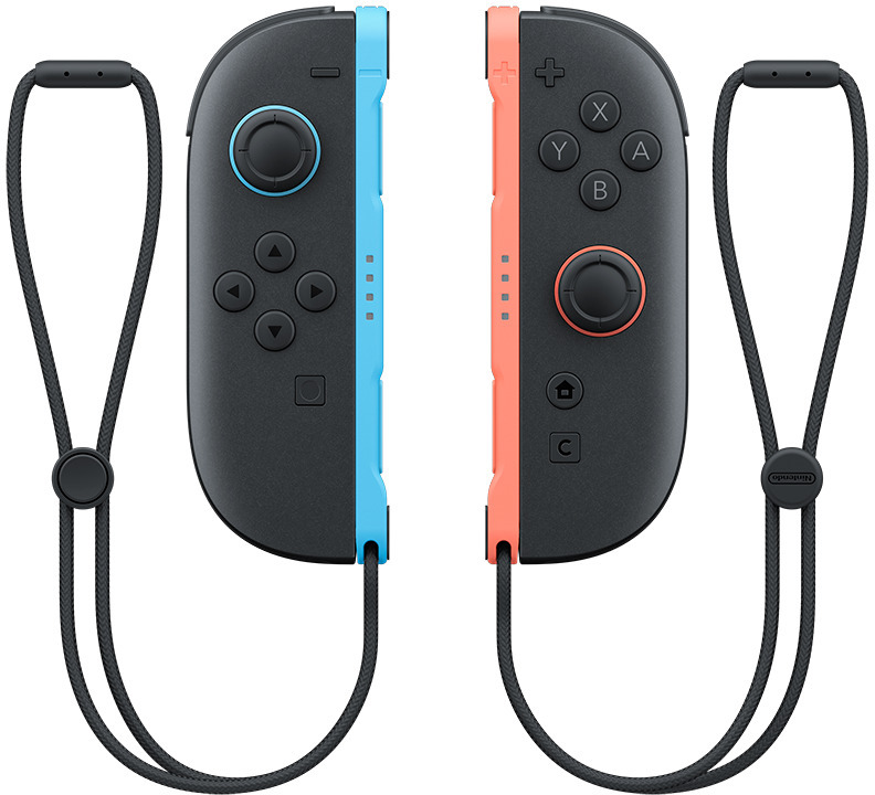 Nintendo - Mando Nintendo Joy-Con 2 (Esq-Dir) Azul Claro/Rojo Claro