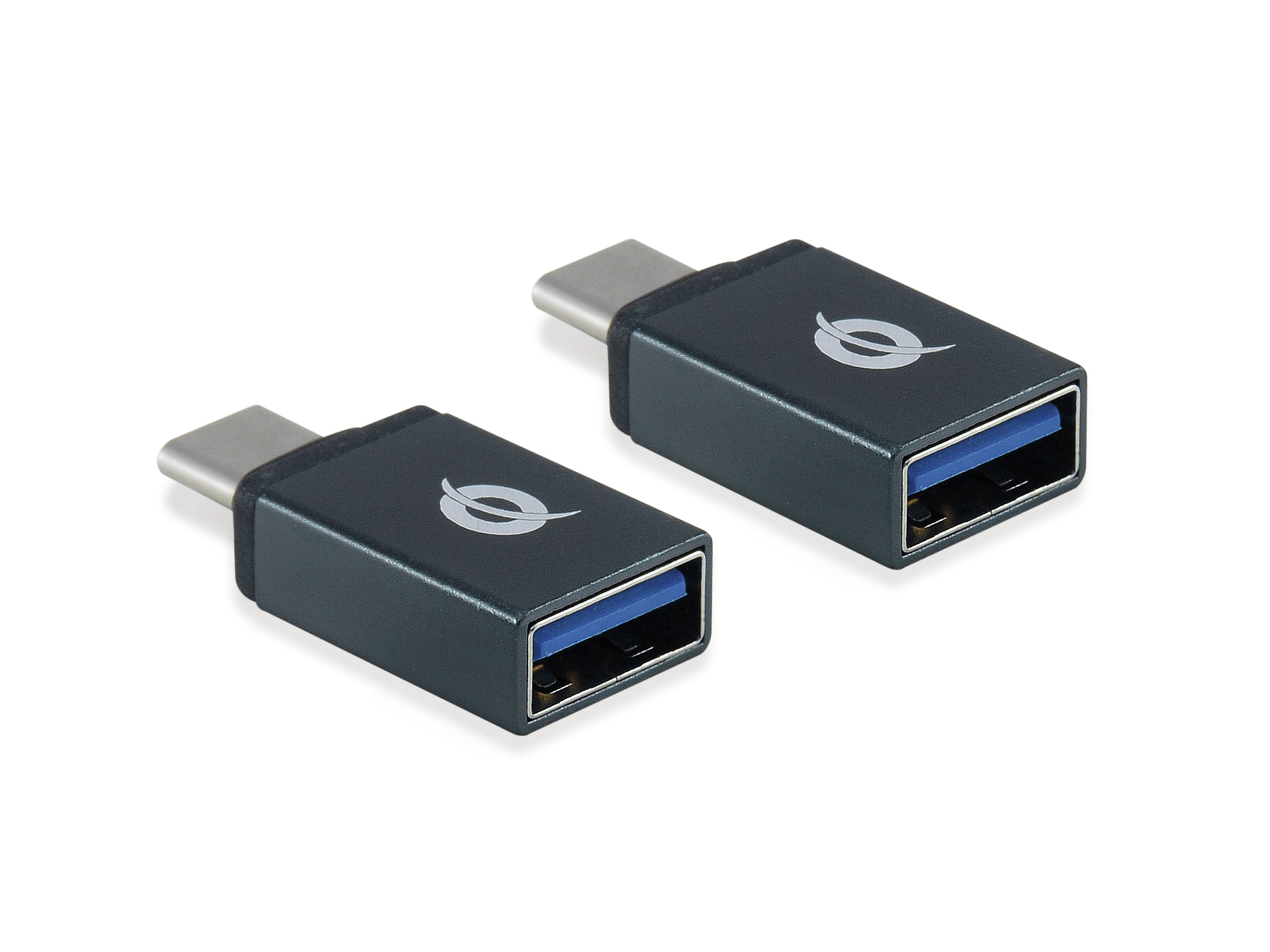 conceptronic - Adaptador Conceptronic USB-C Macho > USB-A Hembra Pack 2 Negro