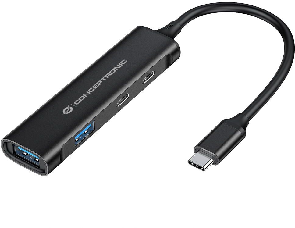 Picture of Picture of HUB USB Conceptronic 4-in-1 USB-C 3.2 > 2x USB-C 3.0 + 2x USB-A