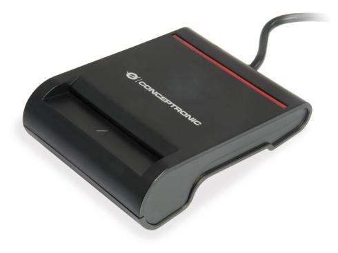 Picture of Picture of Lector de Tarjetas Conceptronic Tarjetas Inteligentes / DNI Negro