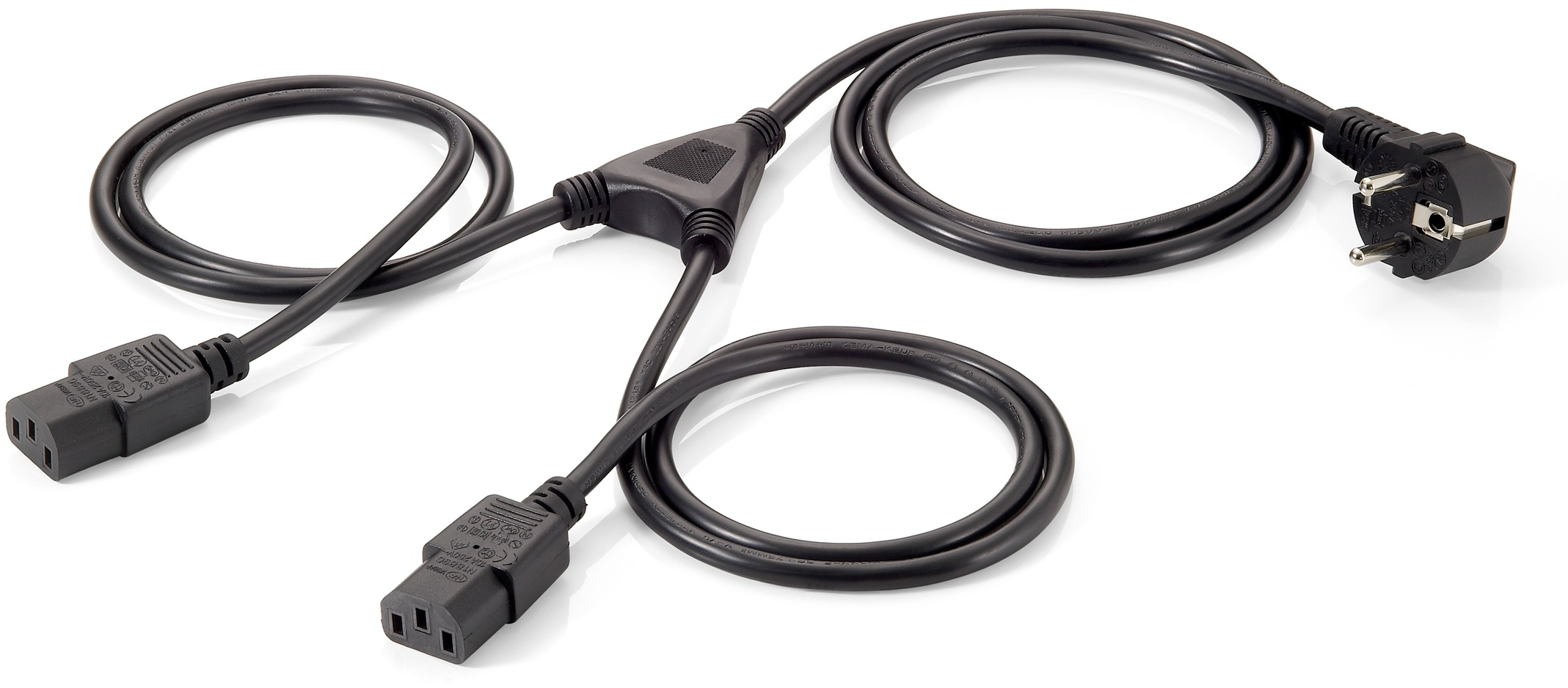 Picture of Picture of Cable Alimentación Equip  (2-1) 1.8 M Negro
