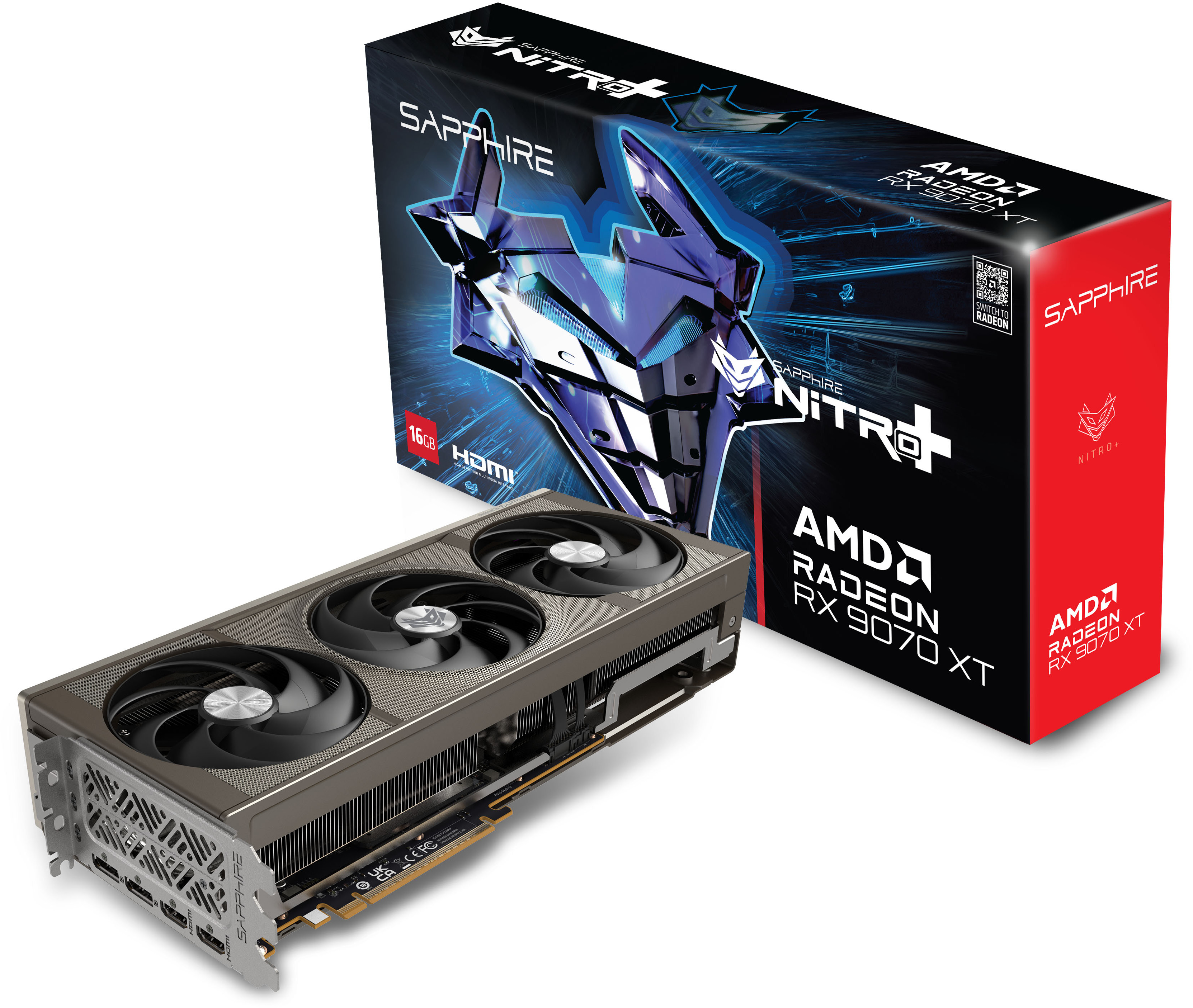 Picture of Picture of Tarjeta Gráfica Sapphire Radeon RX 9070 XT Nitro+ OC 16GB GDDR6