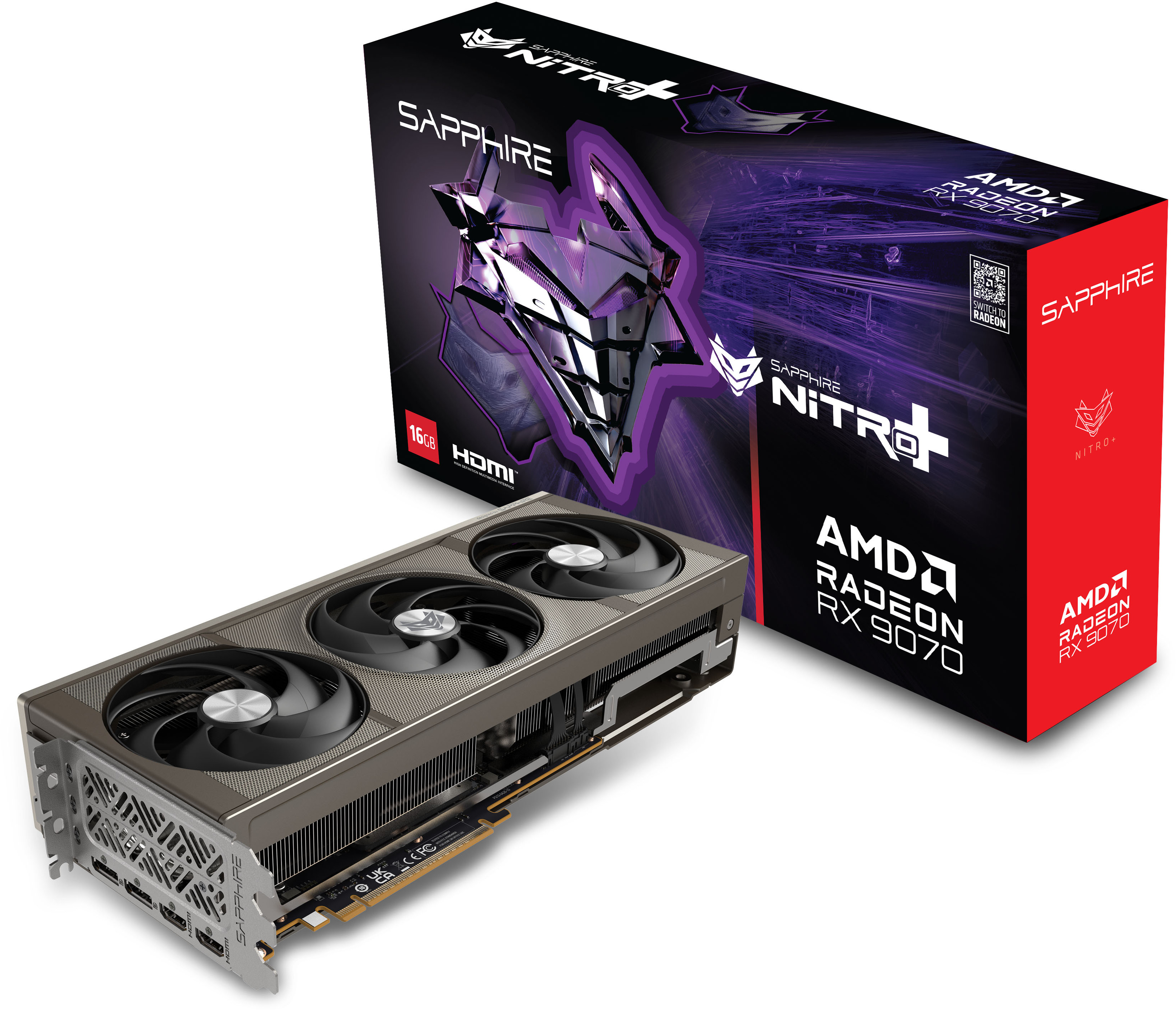 Picture of Picture of Tarjeta Gráfica Sapphire Radeon RX 9070 Nitro+ OC 16GB GDDR6