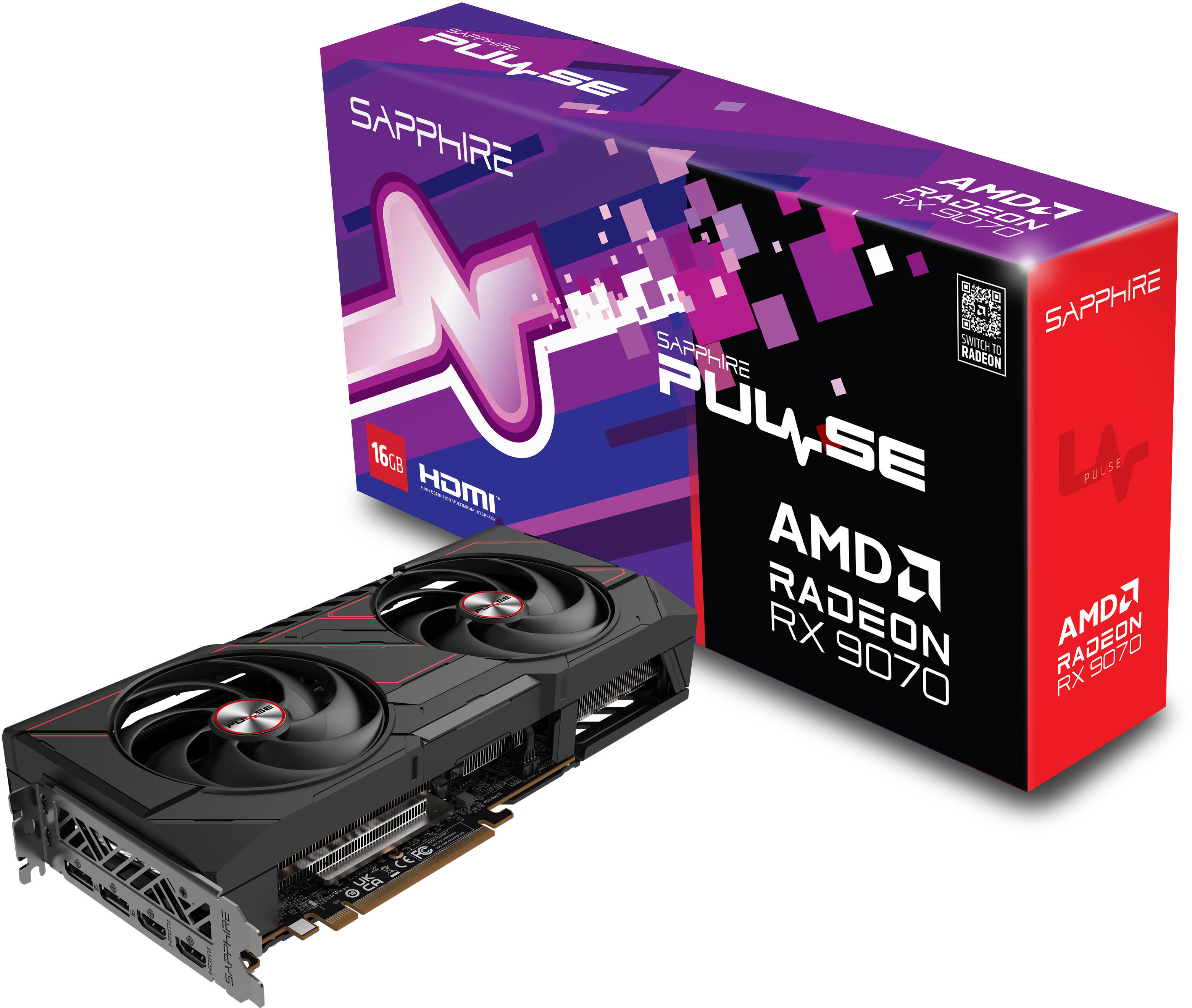 Picture of Picture of Tarjeta Gráfica Sapphire Radeon RX 9070 Pulse 16GB GDDR6