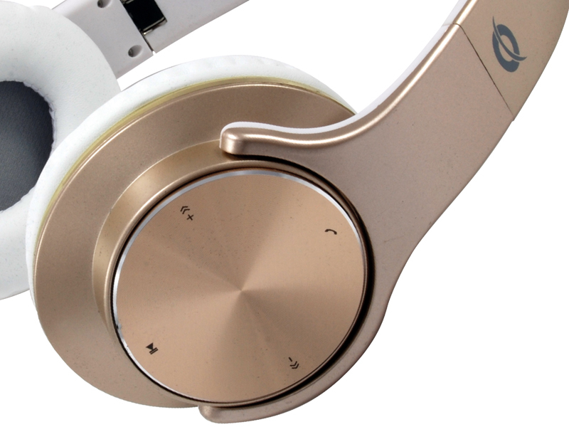conceptronic - Headset Conceptronic Eligio CHSPBTNFCSPKG Bluetooth Dourado