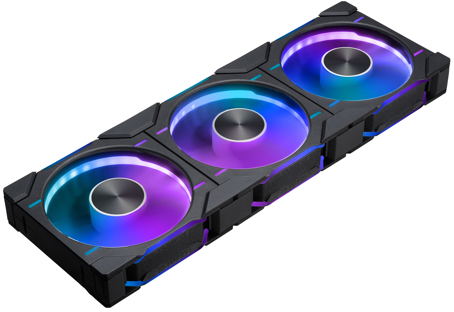 Picture of Picture of Ventilador Phanteks D30 PWM reverse Airflow D-RGB Negro Pack 3 - 120mm