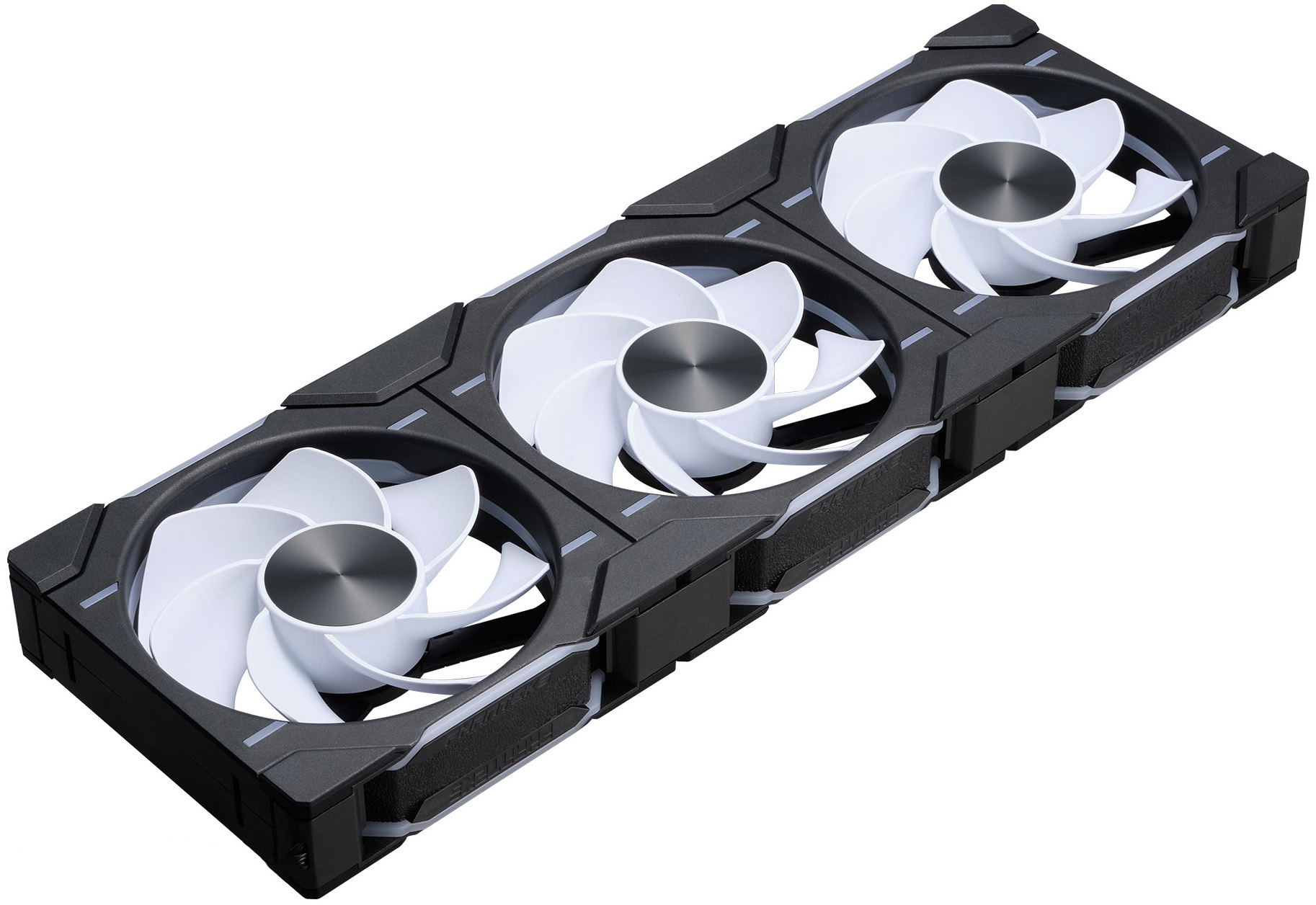 Phanteks - Ventilador Phanteks D30 PWM reverse Airflow D-RGB Negro Pack 3 - 120mm