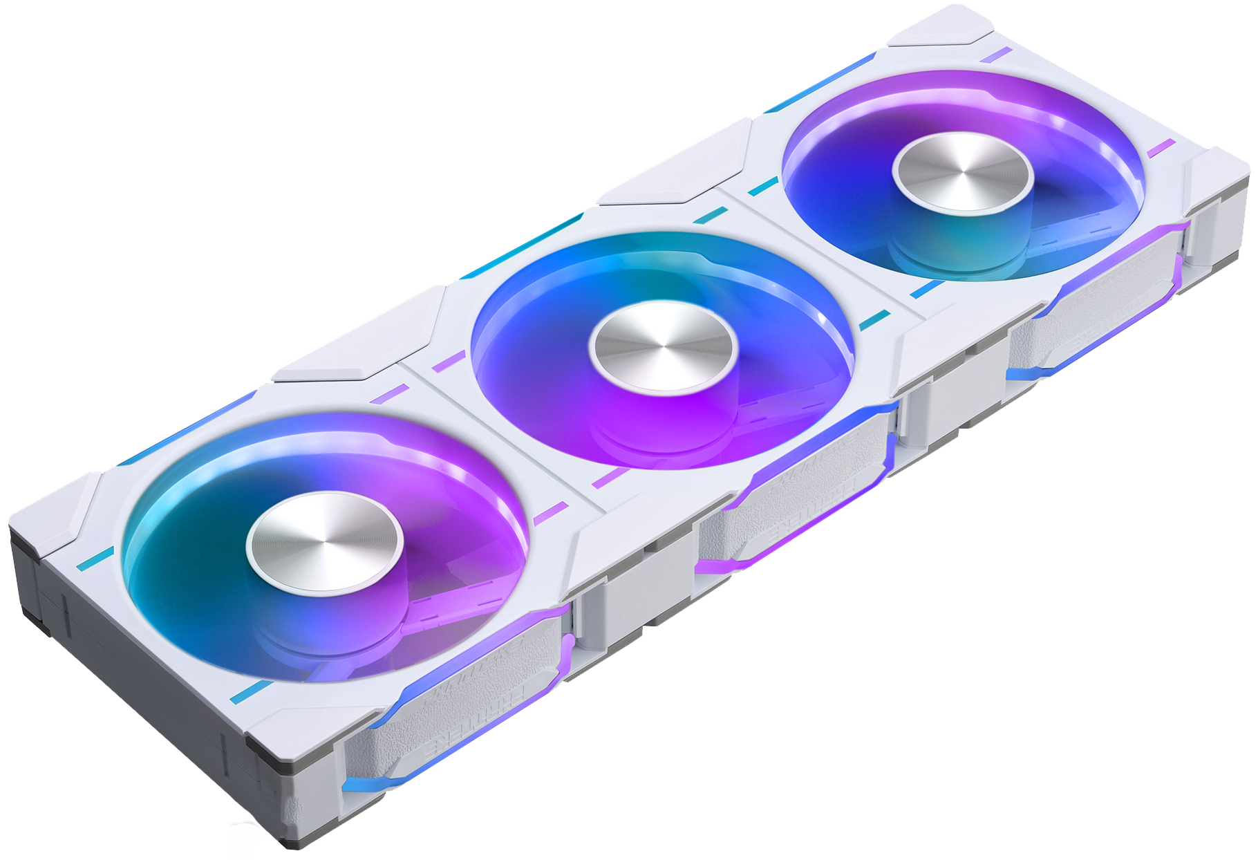 Picture of Picture of Ventilador Phanteks D30 PWM reverse Airflow D-RGB Blanco Pack 3 - 120mm