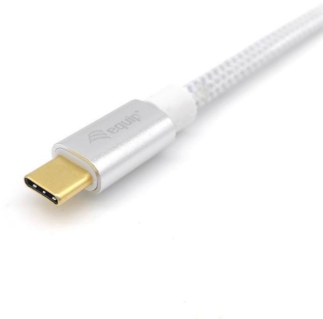 equip - Cable Equip USB 3.2 GEN 2 C > USB-C M/M 0.5M 10G TRANSFER 5A (100W) Blanco