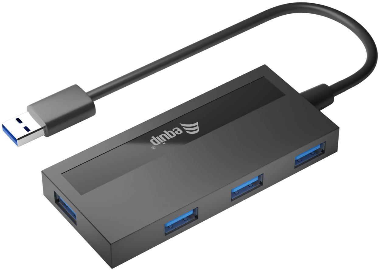 Picture of Picture of Hub Equip USB 3.0 de 4 puertas con adaptador USB-C