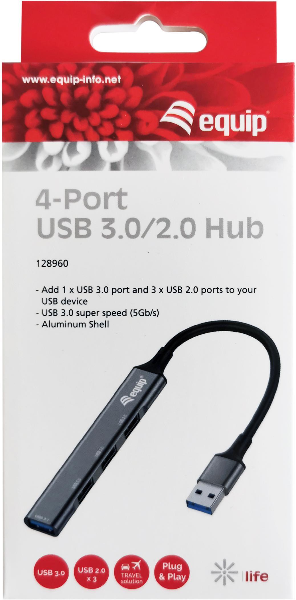 equip - Hub Equip 4 Portas USB 3.0