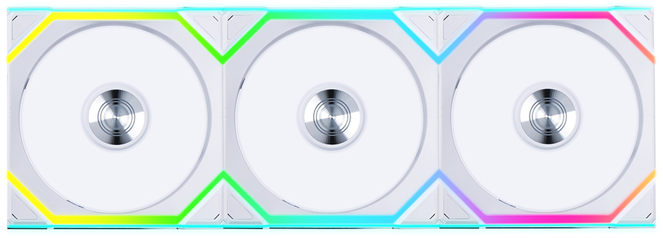 Picture of Picture of Ventilador Lian Li UNI FAN SL120 Wireless RGB Reverse Blade PWM Blanco 120mm (Pack 3)