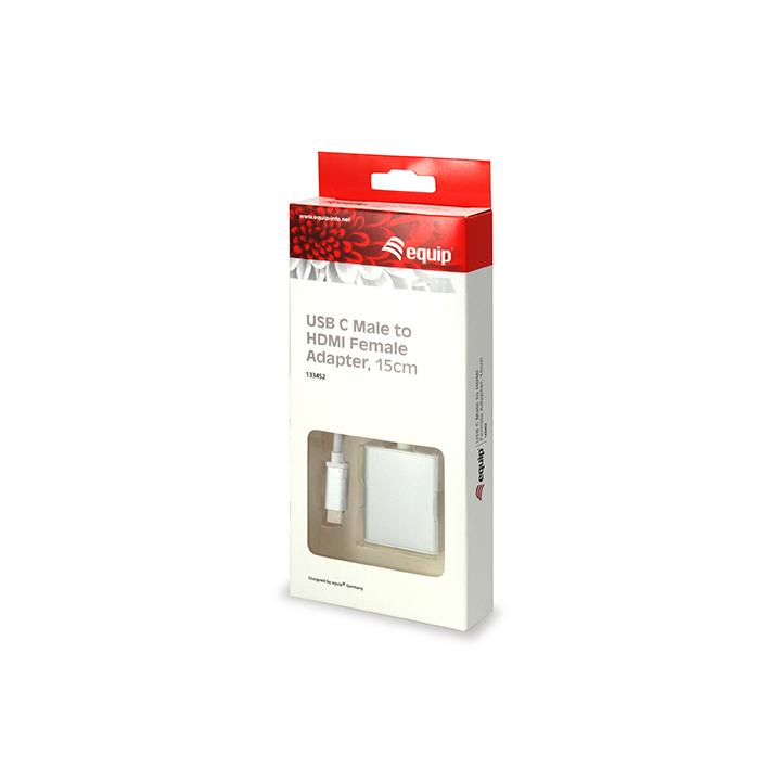 equip - Adaptador Equip USB-C > HDMI M/F