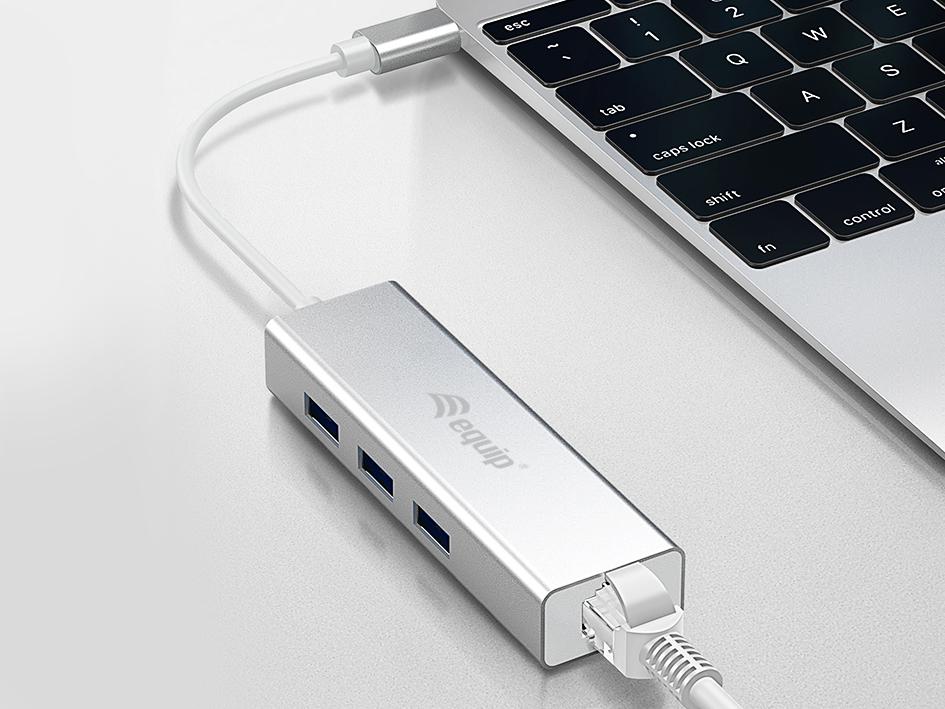equip - Hub USB-C Equip 3 Puertas USB 3.0